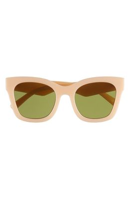 Le Specs Showstopper D-Frame Sunglasses in Butterscotch