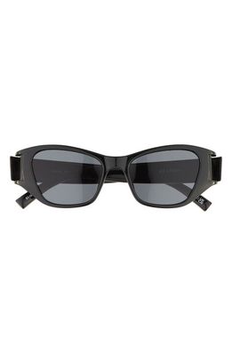 Le Specs Sweet Fantasy 51mm Cat Eye Sunglasses in Black