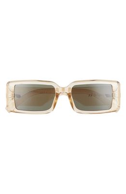 Le Specs The Impeccable 54mm Rectangle Sunglasses in Sand
