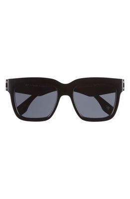 Le Specs Tradeoff 54mm D-Frame Sunglasses in Black