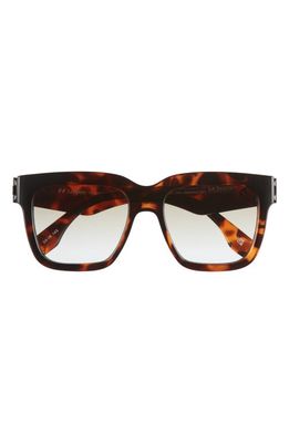Le Specs Tradeoff 54mm D-Frame Sunglasses in Dark Tort