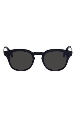 Le Specs Trasher 50mm Square Sunglasses in Black