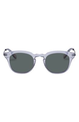 Le Specs Trasher 50mm Square Sunglasses in Pewter