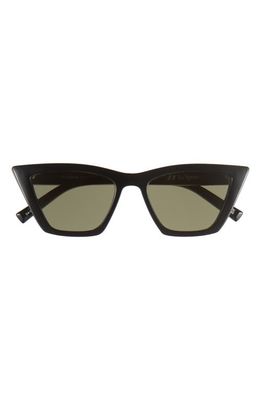 Le Specs Velodrome Cat Eye Sunglasses in Black
