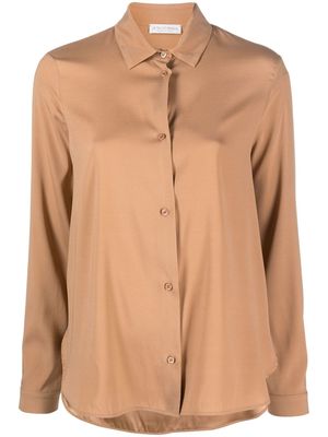 Le Tricot Perugia classic button-up shirt - Brown