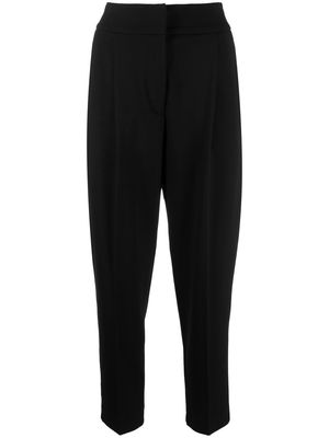 Le Tricot Perugia cropped tapered trousers - Black