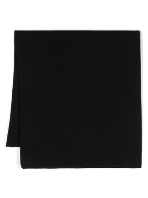 Le Tricot Perugia fine-knit scarf - Black