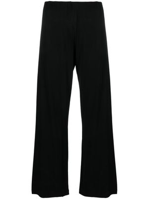 Le Tricot Perugia high-waist flared trousers - Black