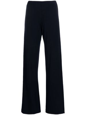 Le Tricot Perugia high-waist flared trousers - Blue