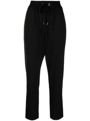 Le Tricot Perugia high-waisted track pants - Black