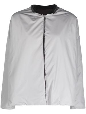 Le Tricot Perugia reversible padded jacket - Silver
