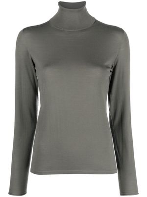 Le Tricot Perugia roll-neck long-sleeve jumper - Green