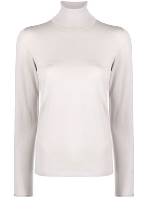 Le Tricot Perugia roll-neck long-sleeve jumper - Grey