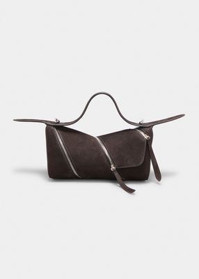 Le Zip Leather Top-Handle Bag