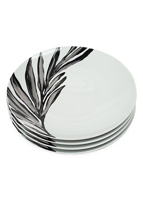 Leaf Dinner Plates 4-Piece Set