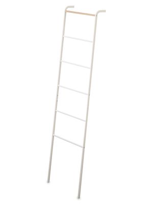 Leaning Ladder Rack - White - White