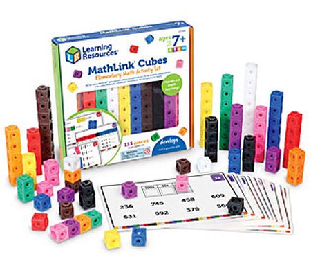 Learning Resources Mathlink Cubes Elementary Ma th Set