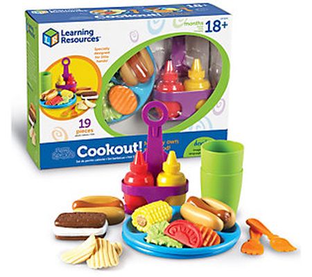 Learning Resources New Sprouts Cookout] 19-Piec e Set
