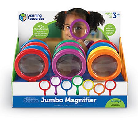 Learning Resources Primary Science Jumbo Magnif iers, Set of 1
