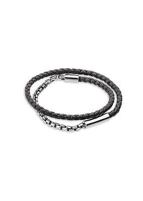 Leather Comet Bracelet