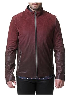 Leather Degrade Jacket