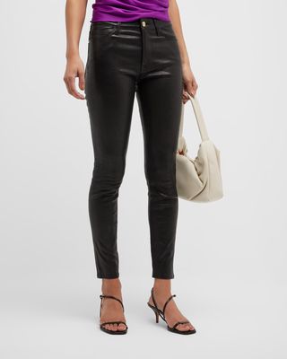 Leather Le Skinny Pants
