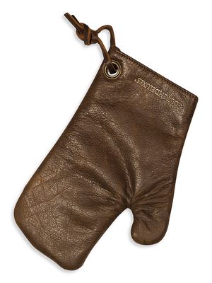 Leather Oven Mitt - Brown - Brown