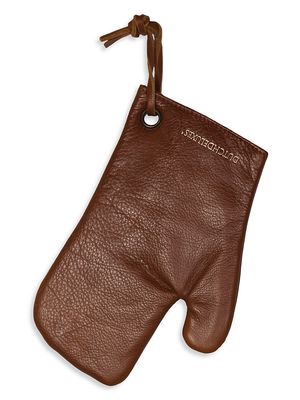 Leather Oven Mitt - Brown