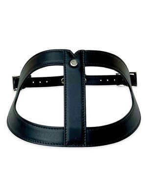 Leather Pet Harness - Black - Size XS