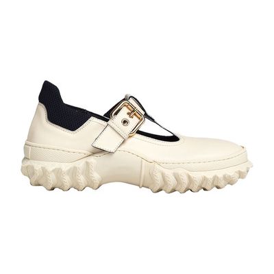 Leather T-Bar Lace-Up