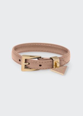 Leather Triangle Bracelet, Size M