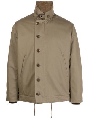 Leathersmith of London button-down fastening shirt jacket - Green