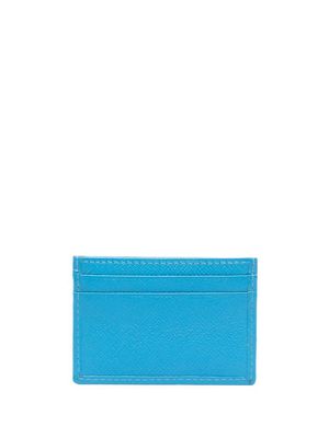 Leathersmith of London double-sided leather cardholder - Blue