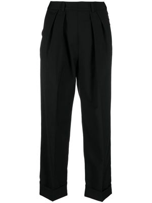 Lebrand tailored cropped trousers - Black