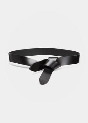 Lecce Leather Tie Belt