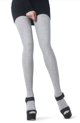 LECHERY Cable Knit Tights in Grey