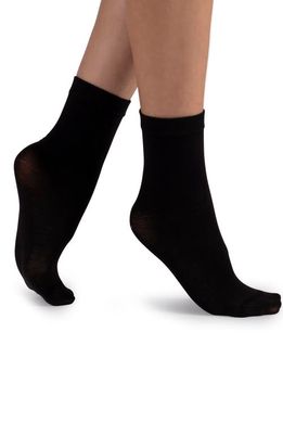 LECHERY® Classic Stretch Cotton Socks in Black