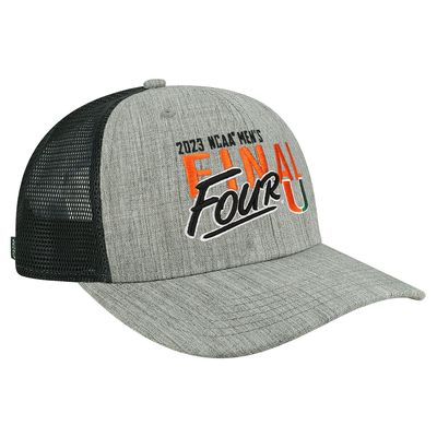 Legacy Athletic Heather Gray Miami Hurricanes 2023 NCAA Men's Basketball Tournament March Madness Final Four Trucker Adjustable Hat
