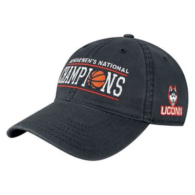 LEGACY ATHLETIC Navy UConn Huskies 2023 NCAA Men's Basketball National Champions Bars EZA Adjustable Hat