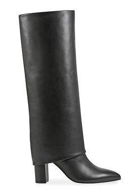 Leina 77MM Leather Sheath Tall Boots