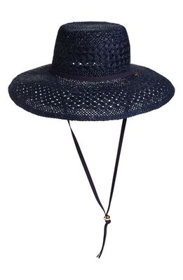 Lele Sadoughi Brielle Straw Hat in Midnight