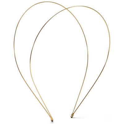 LELET NY Vera Double Row Headband in Gold 