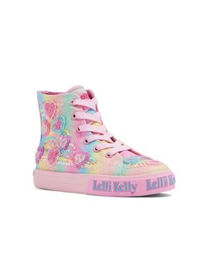 Lelli Kelly embellished high-top sneakers - Pink