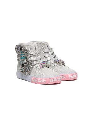 Lelli Kelly Unicorn Wings high-top sneakers - Silver