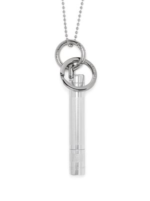 Lemaire ball-chain flashlight charm necklace - Silver