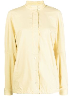 Lemaire band-collar shirt - Yellow