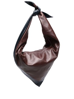Lemaire Bandana leather shoulder bag - Red