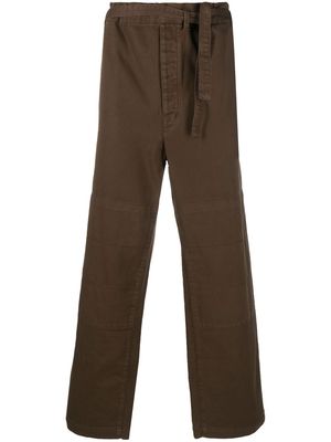 Lemaire belted wide-leg trousers - Brown