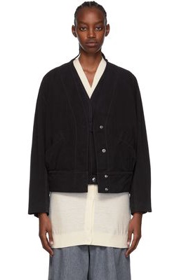 Lemaire Black Cotton Jacket