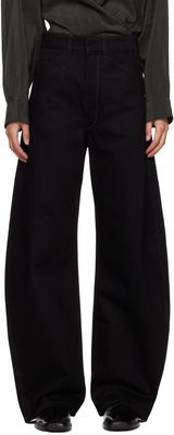 LEMAIRE Black Curved Jeans